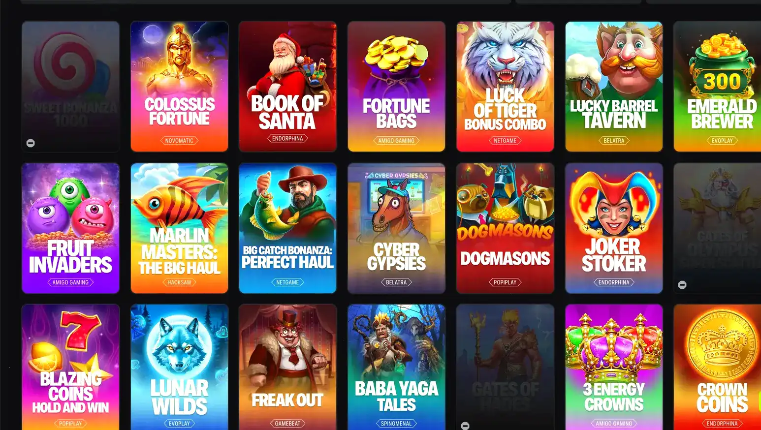 Интерфейс личного кабинета Криптобосс казино с разделом управления счетом